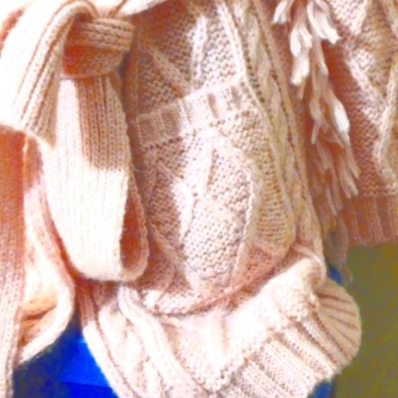 New! Pink Memories,light iced pink,2 front pocket,tie front.Sz.6 - Picture 6 of 7